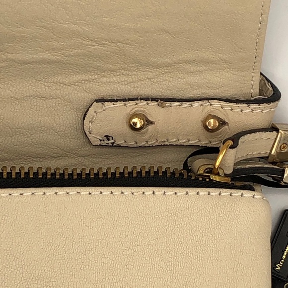 MASSIMO DUTTI CREAM LEATHER CROSSBODY - Picture 11 of 16